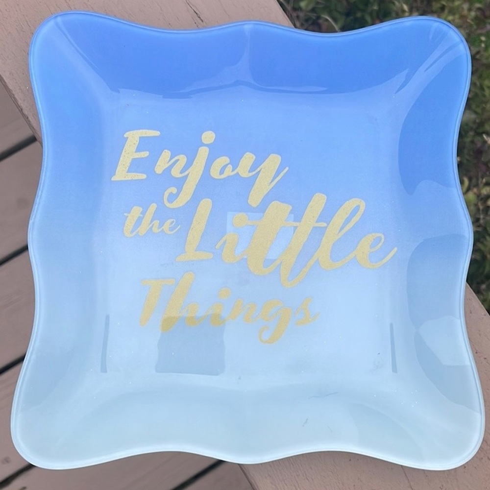 Enjoy the Little Things Trinket Tray by Tag Chicago